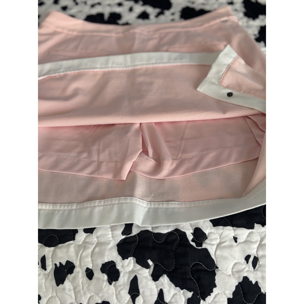 Callaway Apparel 6 OPTI-DRY Women's Performance Golf Skort Skirt Short Pink Snap - Picture 9 of 10